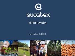 3Q10 Results
November 4, 2010
 