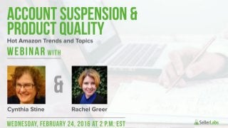 Account Suspension & Product Quality: Hot Amazon Trends and Topics