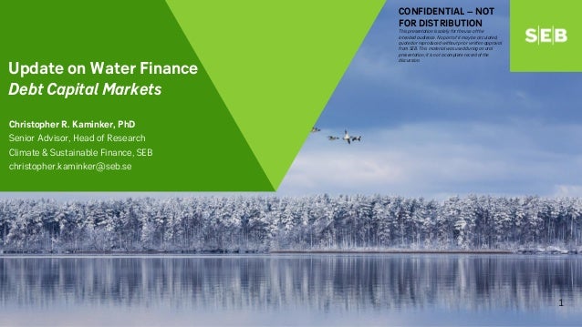 3rd Roundtable Financing Water Presentation Christopher Kaminker