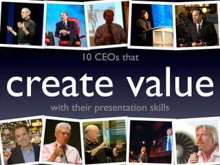 CEOs - 10 reasons why Presentations are going to make it big in 2009