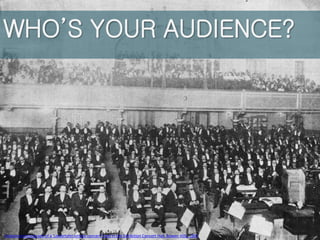 WHO’S YOUR AUDIENCE?
” Audience photograph of a 'Liedertafel smoke concert' held in the Exhibition Concert Hall, Bowen Hills, 1901
 