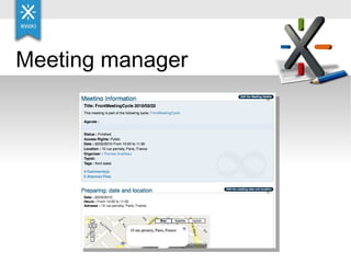 Meeting manager 