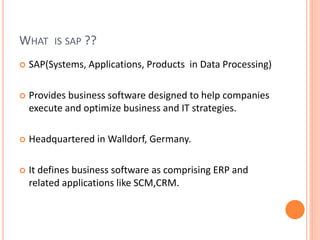 Presentation sap | PPTX