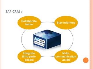 SAP CRM :
 