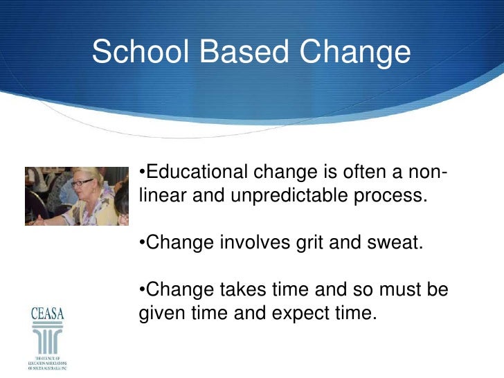 Schools as Catalysts for Change