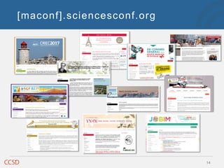 [maconf].sciencesconf.org
14
 