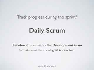 A story point is more then just time.
How do we know how many story points  
we can handle as a development team?
MEASURE!
 