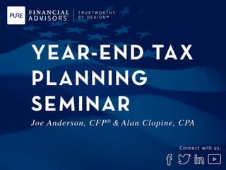 2016 Year-End Tax Seminar 