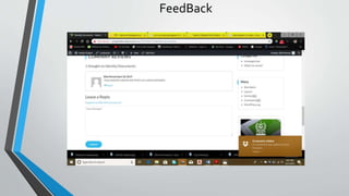 FeedBack
 