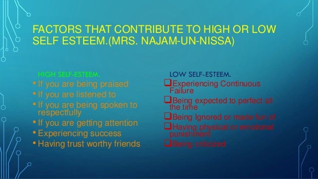 essay on self esteem