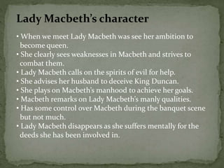 Key Points of Macbeth