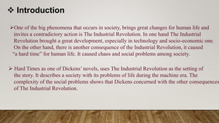 Charles Dickens’ view of the Industrial Revolution as Reflected in Hard ...