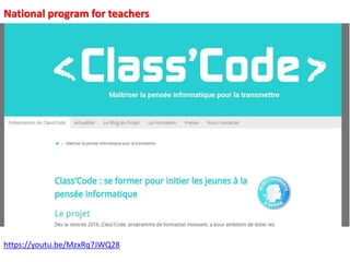 National program for teachers
https://youtu.be/MzxRq7JWQ28
 