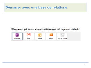 Démarrer avec une base de relations




                                      11
 