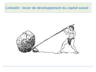 Linkedin : levier de développement du capital social




                                                       7
 