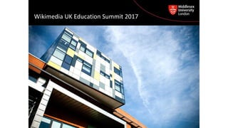 Wikimedia UK Education Summit 2017
 