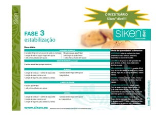 O RECEITUÁRIO
Siken® diet!!!
 