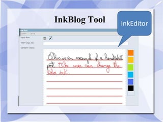 InkBlog Tool InkEditor
 