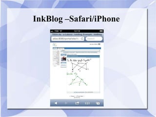 InkBlog –Safari/iPhone
 