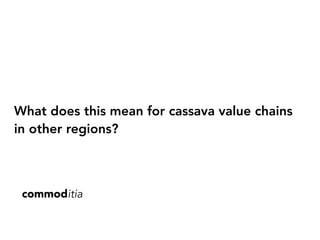 Trends in cassava trade and some thoughts on policy affecting this