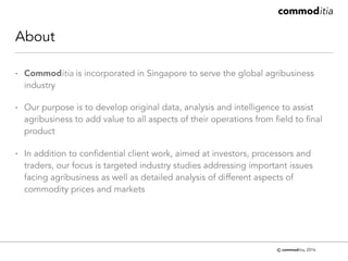Trends in cassava trade and some thoughts on policy affecting this