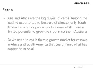 Trends in cassava trade and some thoughts on policy affecting this