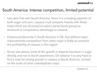 Trends in cassava trade and some thoughts on policy affecting this