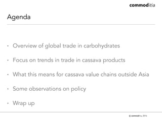 Trends in cassava trade and some thoughts on policy affecting this
