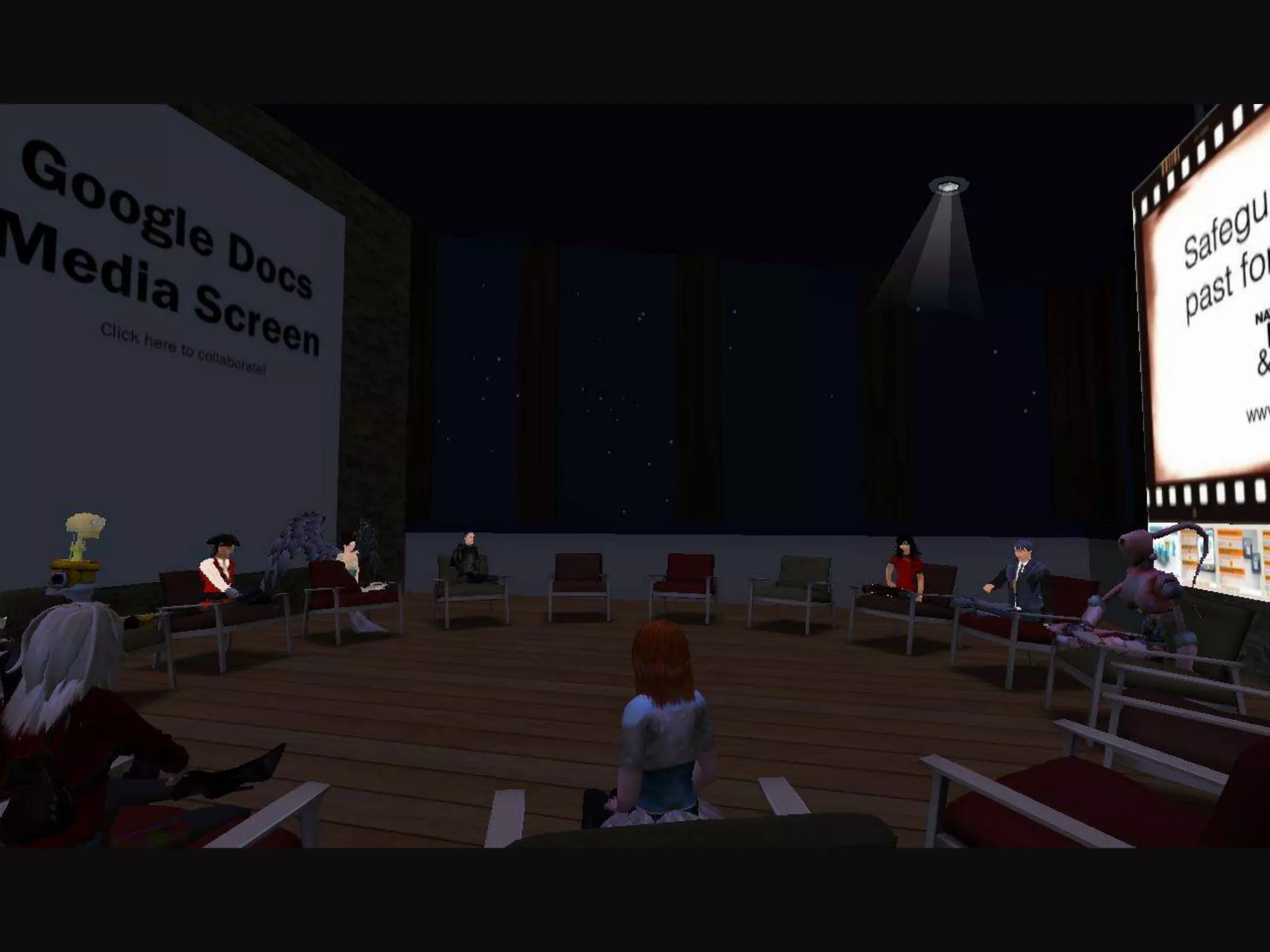 Presentations in Second Life