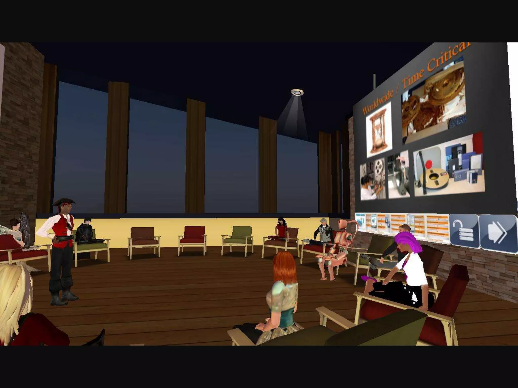 Presentations in Second Life