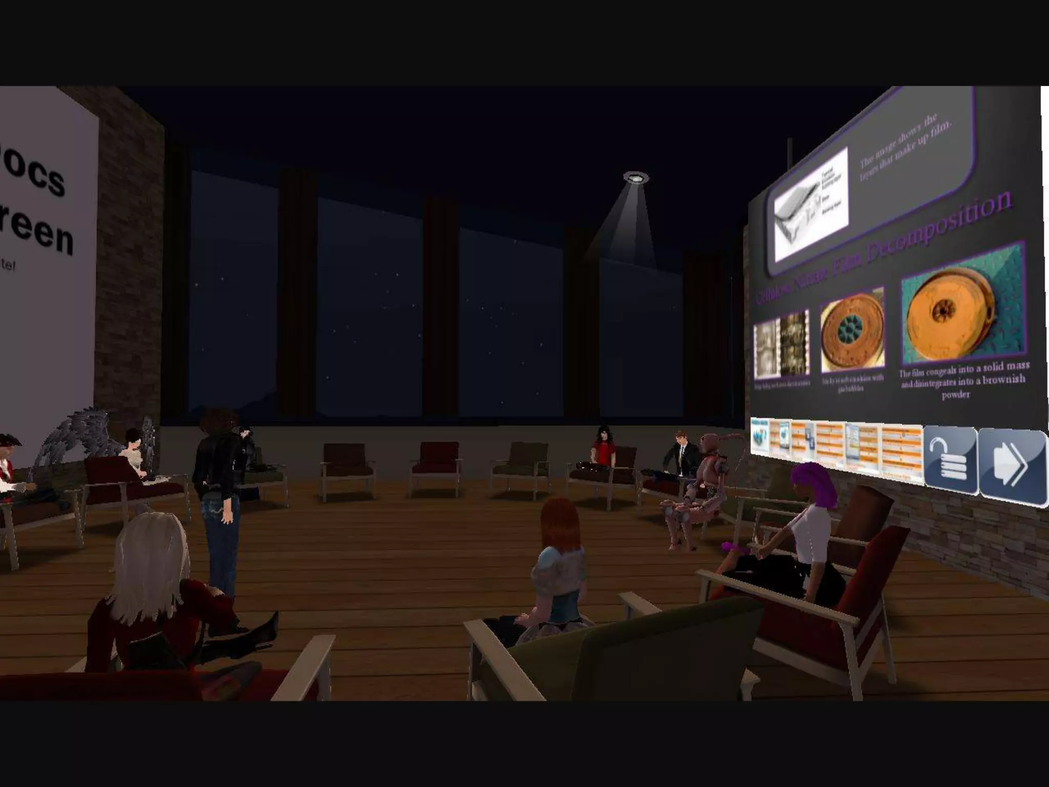 Presentations in Second Life
