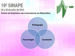 Ensino da Estatística nas Licenciaturas em Matemática 