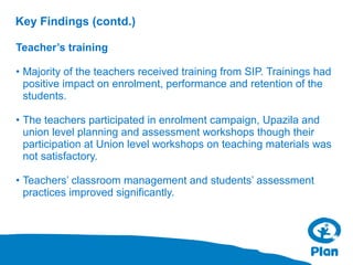 Measuring the Effectiveness of School Improvement Plan (SIP) of Plan ...