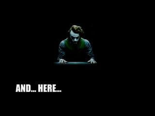 AND... HERE…  WE... GO!  