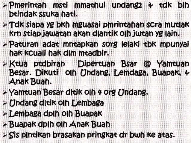 Terangkan Bentuk Pelaksanaan Hukum Adat Pada Abad Ke 19 A Adat Pe