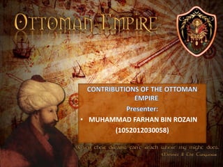 • MUHAMMAD FARHAN BIN ROZAIN
(1052012030058)
 