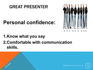 Presentation & Public speaking skills | PPTX