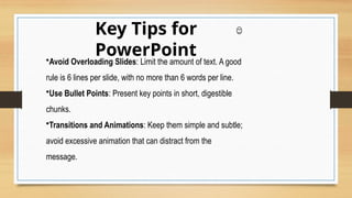 Presentation skills for university students | PPTX