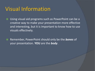 LIB300_Presentation skills 1 _The Basics | PPT image.