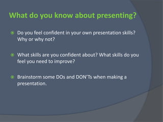 LIB300_Presentation skills 1 _The Basics | PPT