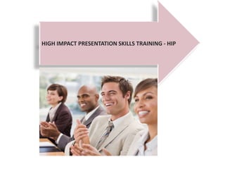 HIGH IMPACT PRESENTATION SKILLS TRAINING - HIP
 