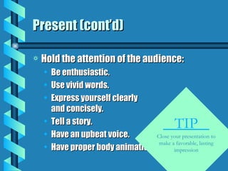 Presentation Skills By Dale Carnegie | PPT