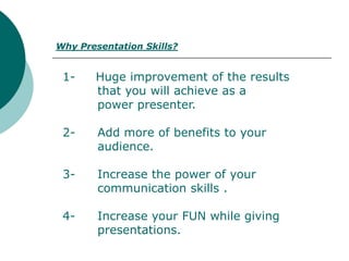 Presentation Skills | PPTX