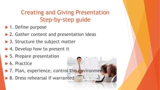 Presentation skills in it lecture 1