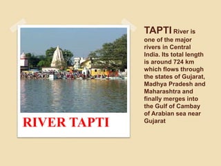 Tapti Rivers of India | PPTX