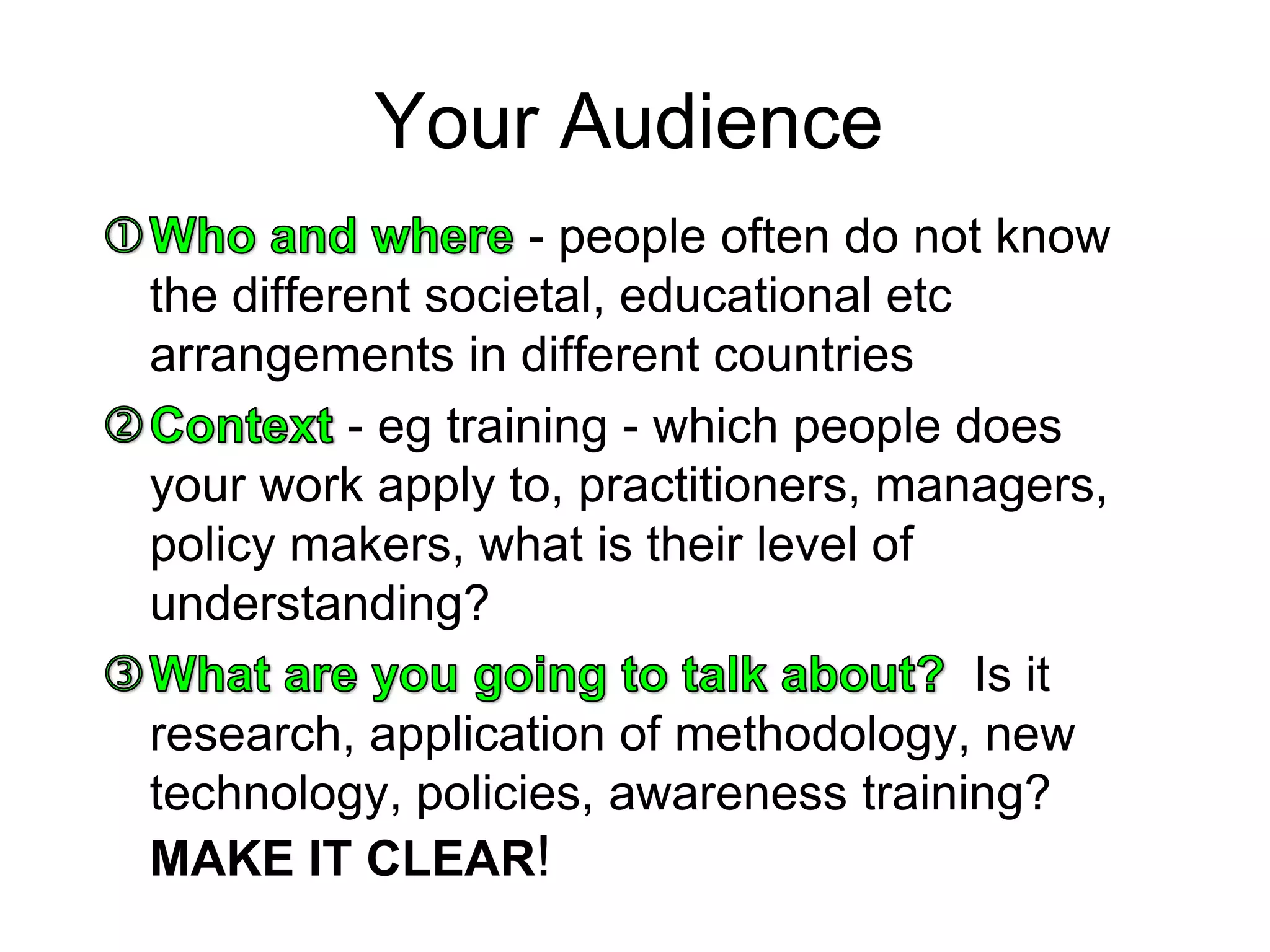 Organisational StructureTell them who you are and where you are from