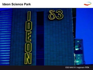 Ideon Science Park




          Title of Conference, Month date, Year.   Author
 