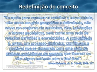 Redefinição do conceito
 