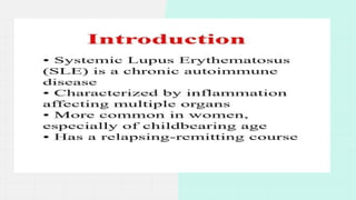 Comprehensive Overview of Systemic Lupus Erythematosus: Pathophysiology ...