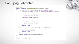 Android flying apps project presentation